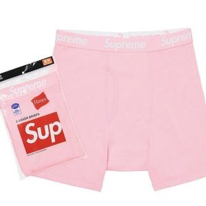 New✨Supreme Pink Boxer Briefs